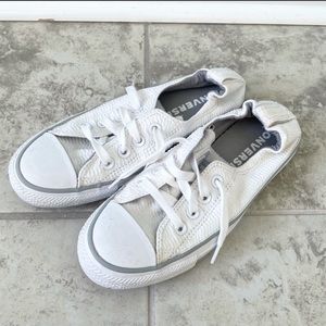 White Slip on Converse Shoes